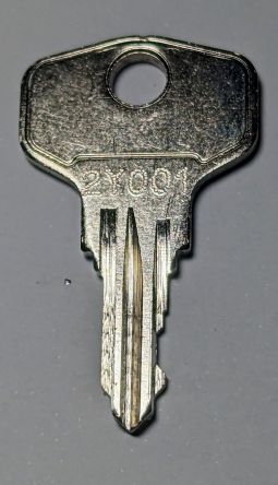L&F 2Y001 Combination Lock Reset Key