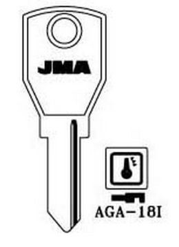 JMA AGA-18I Key Blank

to suit Aga, Dad & Joma locks

Steel Key 