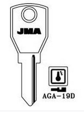 JMA AGA-19D Key Blank

to suit Aga, Dad & Joma locks

Steel Key 