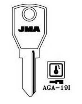 JMA AGA-19I Key Blank

to suit Aga, Dad & Joma locks

Steel Key 