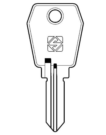 Silca BAS4R Cylinder Key Blank

to suit Basta & Eurolocks locks

Steel Key 