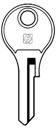 Silca DM39R cylinder key blank

to suit DOM locks

Steel Key 