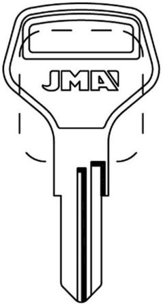 JMA EUB-2 Cylinder Key Blank

to suit Eurofit, Eurobox & Emergent Crown locks

Steel Key 