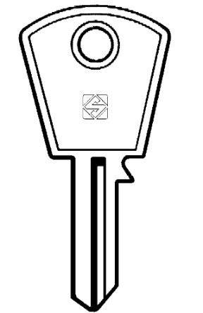 Silca IT1R Key blank