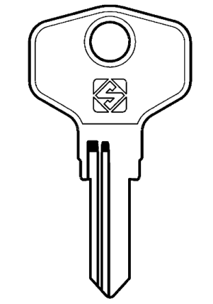 Silca JU13R Cylinder Key Blank

to suit Burg, Hoppe, JU & Junginger Locks

Steel Key 