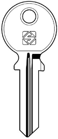 Silca KEY2 Cylinder Key Blank

To suit Ronis, Absa & Keya Locks

Steel Key