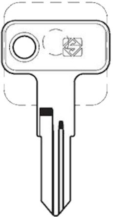 Silca MER33R Key blank