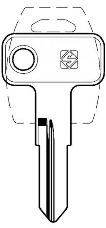 Silca MER34R cylinder key blank

to suit Meroni, CL, Cyber Lock & Triumph Locks

Steel Key 