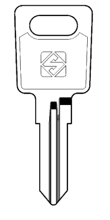 Silca RO69 7 pin cylinder key blank

to suit Ronis, Las & WCC locks

Steel Key 

