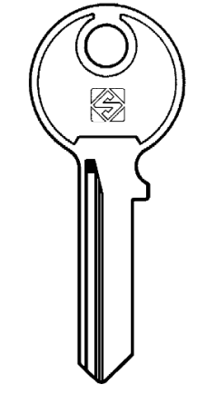 Silca SQ3R Key blank