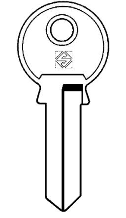Silca TL13 Key blank