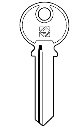 Silca TL8 6 pin Cylinder Key Blank 

to suit Tri Circle Padlocks

Steel Key 