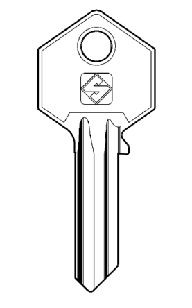 Silca YA226 Key blank