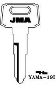 JMA YA-19I Vehicle Key Blank

to suit Yamaha and other vehicle locks

Steel Key 